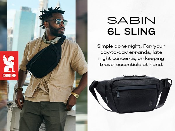 Amazon.com | Chrome Industries Sabin Sling Bag for Men and