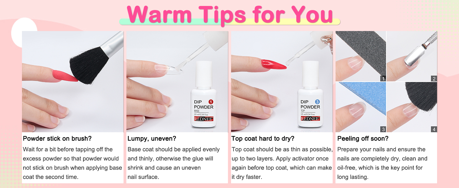 QUICK DRY DIPPING POWDER KIT 12 COLORS ALL-IN-ONE No Need Curing Long-Lasting