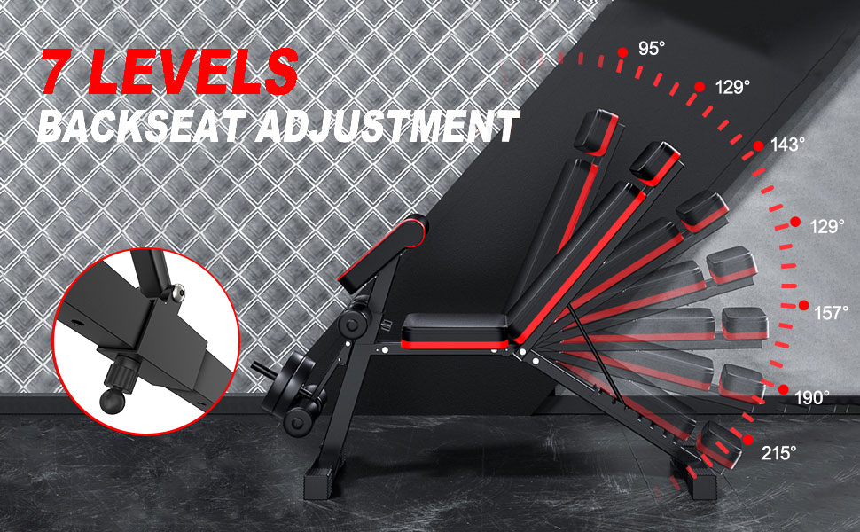 Foldable Exercise Workout Bench