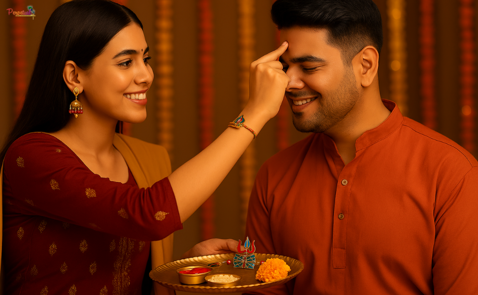 rakhi lumba kundan  bhai bhabhi lumba rudraksha bhaiya ascension couple  with chawal rakshabandhan