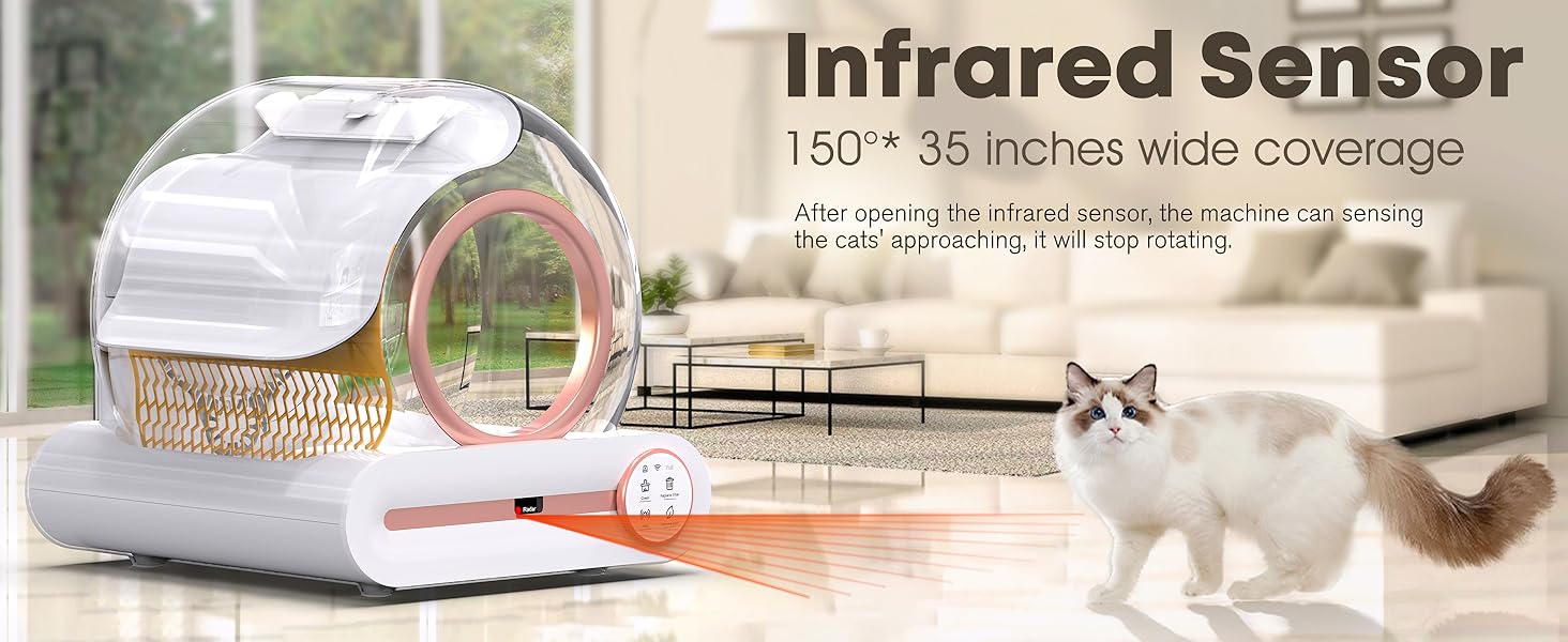 【Upgraded】 Freefa 2023 Automatic Self Cleaning Cat Litter