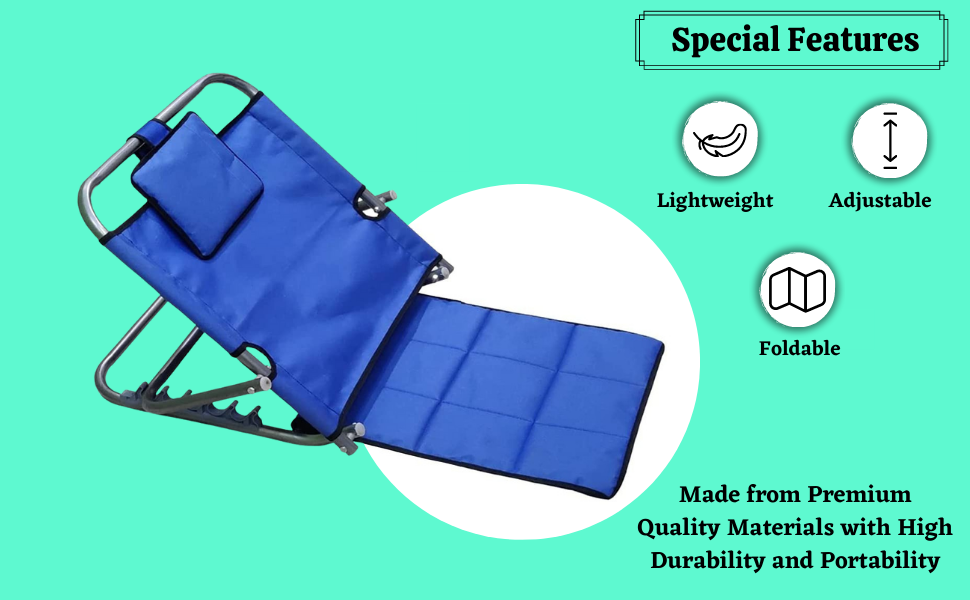 ZQP SURGICAL Backrest Bed Hospital Patient Adjustable Foldable Premium