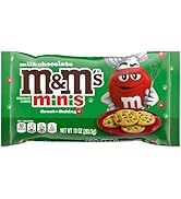 M&M'S Milk Chocolate Minis Christmas Candy, 10 oz Bag