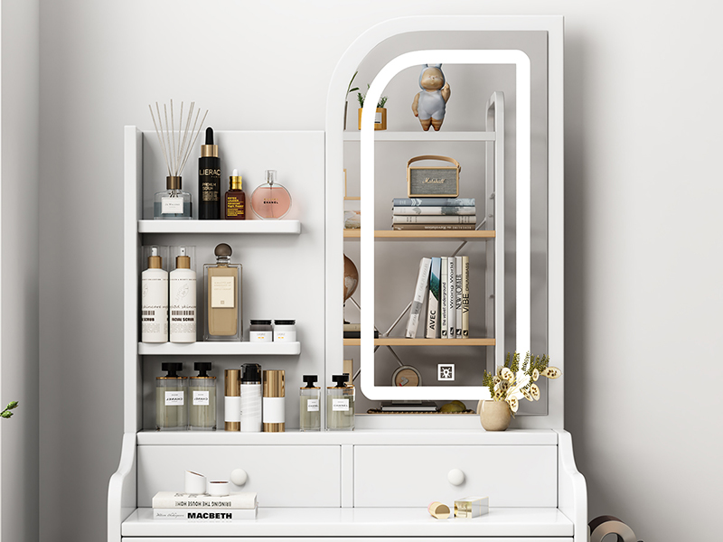 Legendstone Makeup Vanity Desk with Lights,Small Vanity