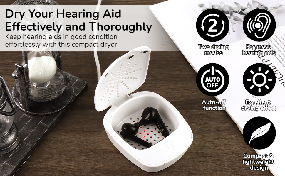 Dry your hearing aid effectively and thoroughly