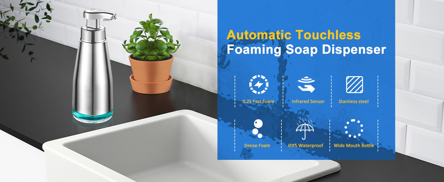 Automatic Soap DispenserStainless Steel Sensor Soap