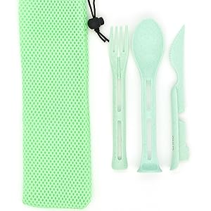 camping silverware set camping spoon camping utensils