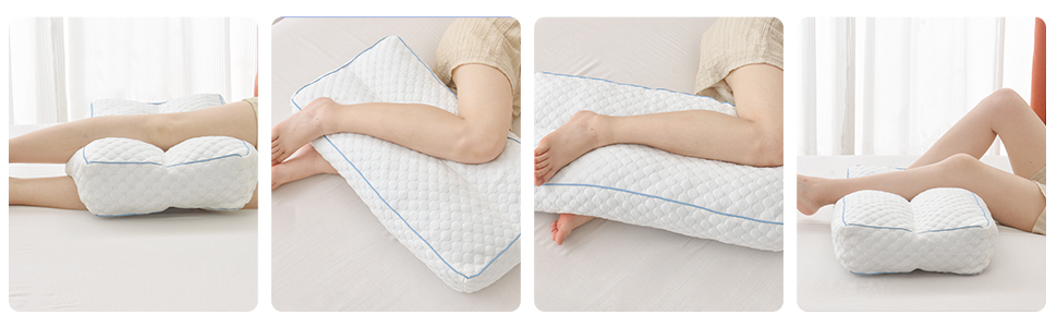 Gehannah Memory Foam Knee Pillow for Side Sleepers, 5.5" Leg Aligner Pillow, Supports Spine Alignment and Relieves Lo D0eb4e7a Bec7 430c B3df C12d6a965f3f. CR0,0,970,300 PT0 SX970 V1