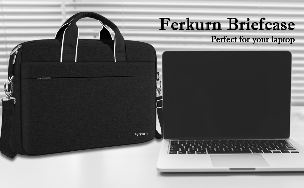 Ferkurn Laptop Bag Case 14 15 15.6 Inch Women Men Computer Bag for Dell Inspiron XPS