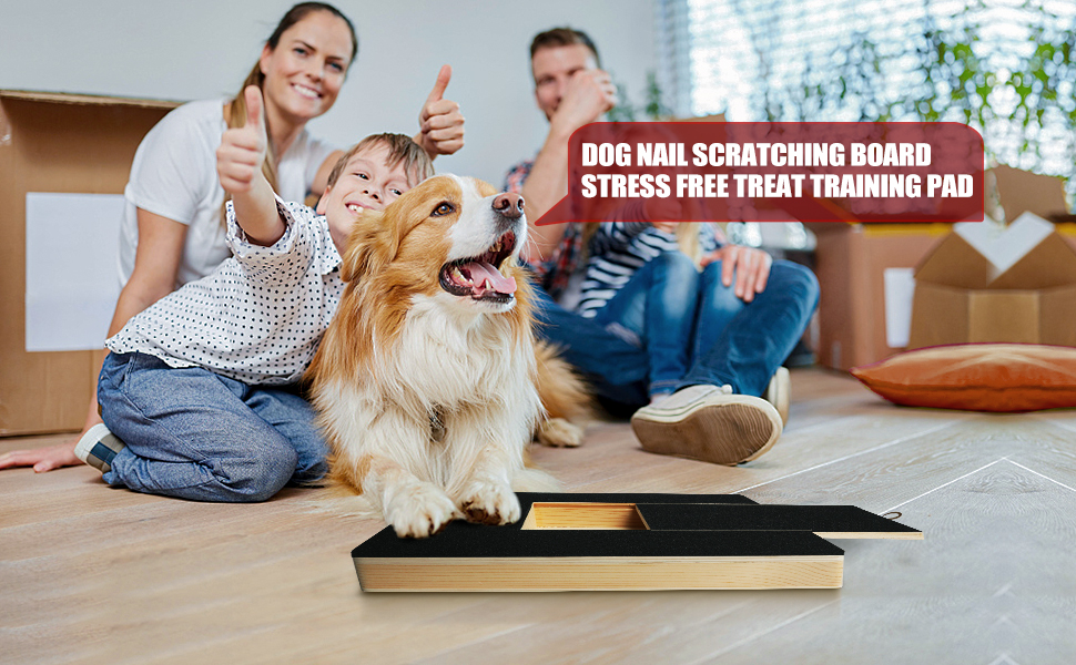 SPAKITCHCE Dog Nail Scratch Board File Scratcher Pad Mat