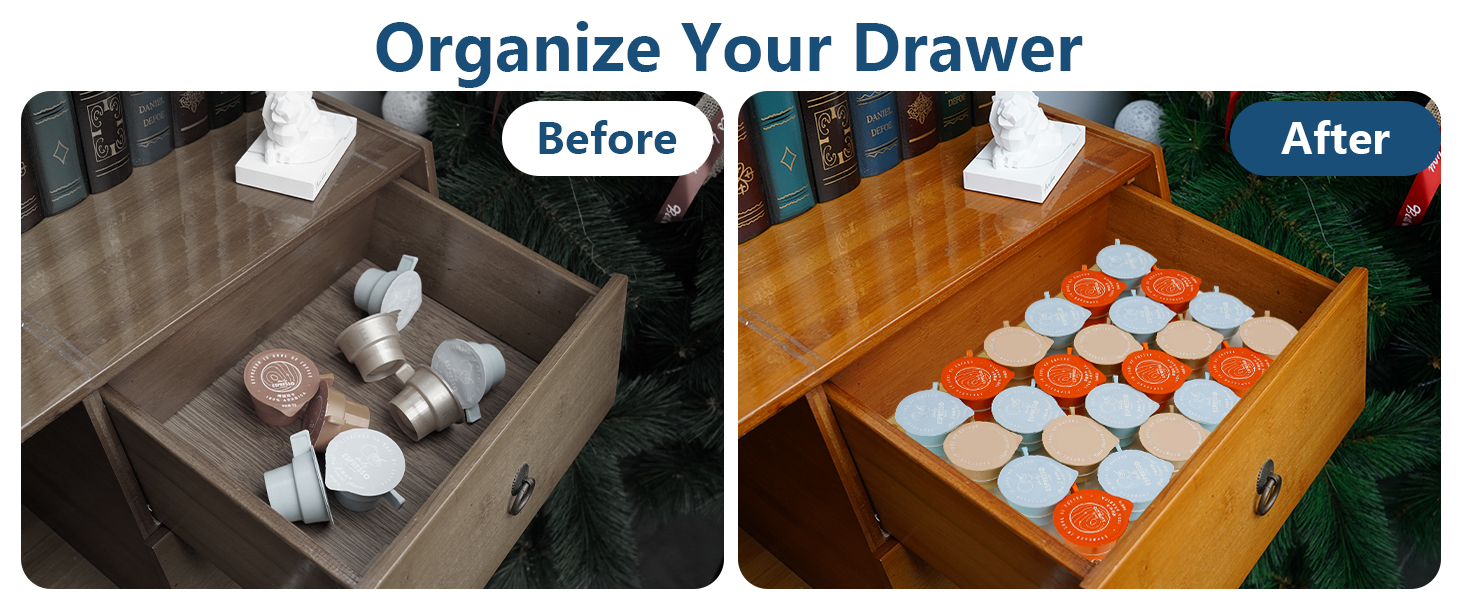 Clear K-Cup Organizer Tray 