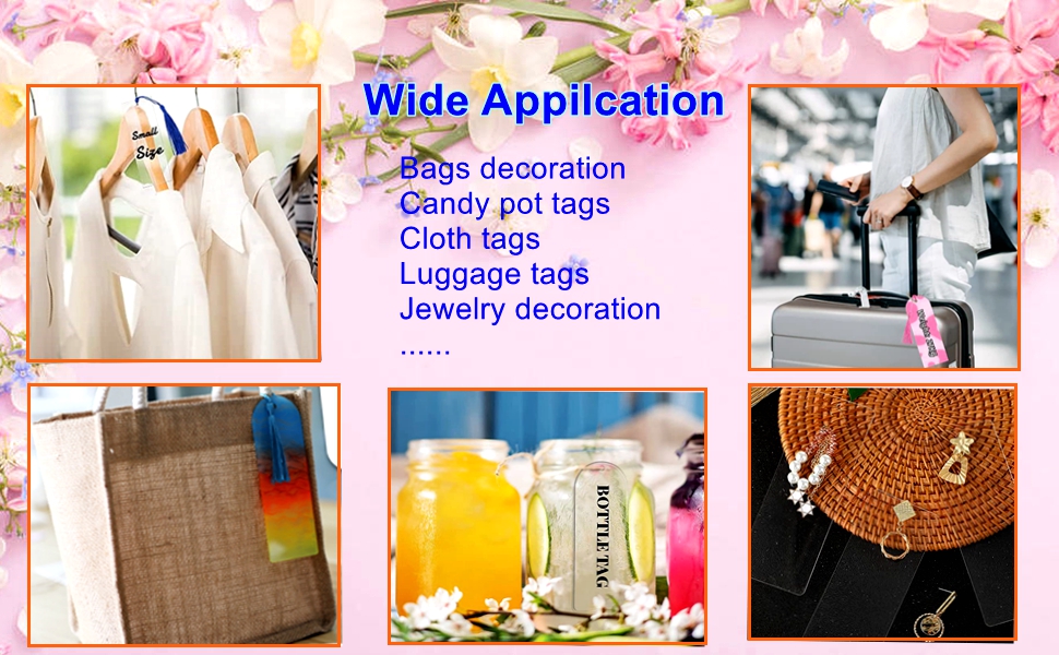 acrylic bookmark for DIY Crafts Hanging Tag Gift Tag Price Tags clear acrylic bookmark blanks