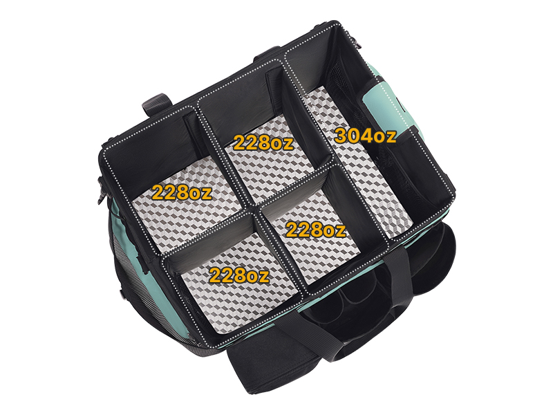 Large Rolling Cleaning Caddy Bag