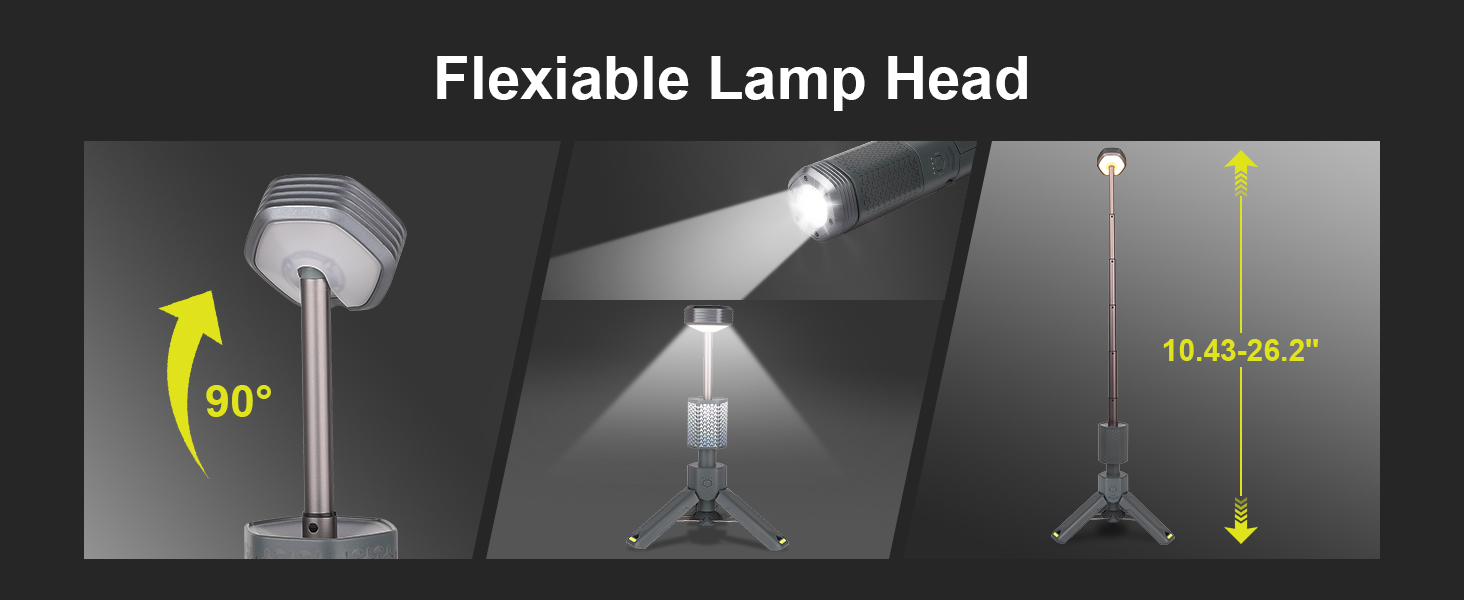 Flexiable Lamp Head