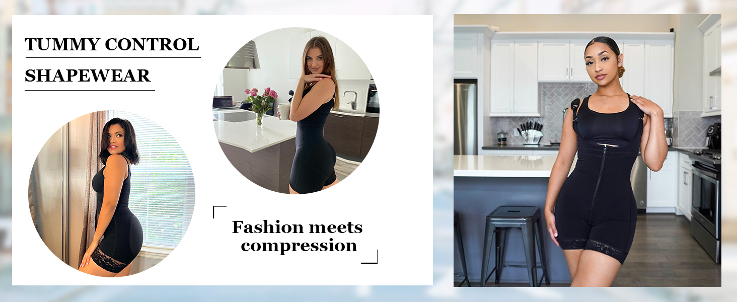 YIANNA Fajas Colombianas Shapewear for Women Postpartum Tummy Control