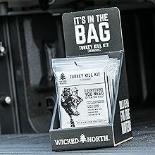 turkey kill kit field dressing wicked north gear hunting
