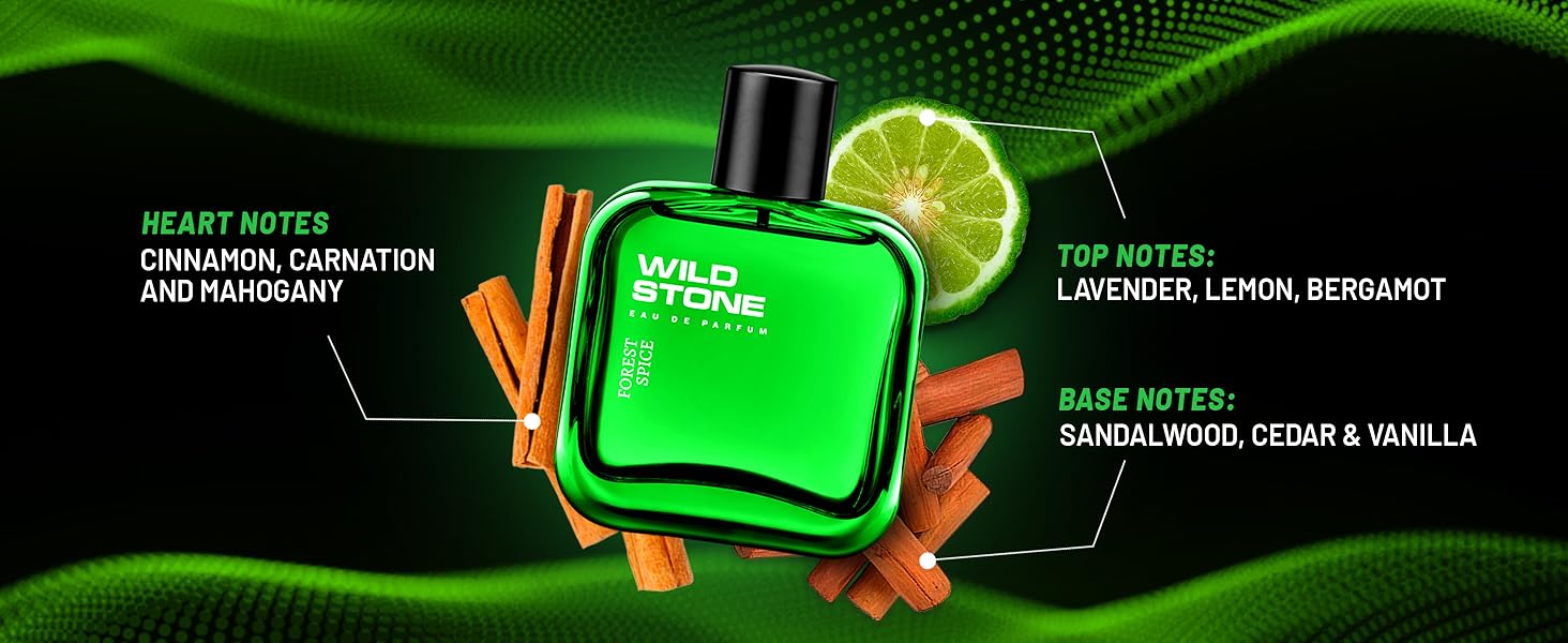 Wild Stone Forest Spice Eau De Parfum For Men