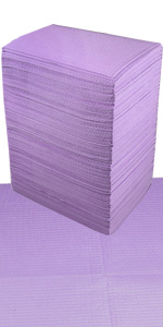 Disposable Dental Bibs Purple
