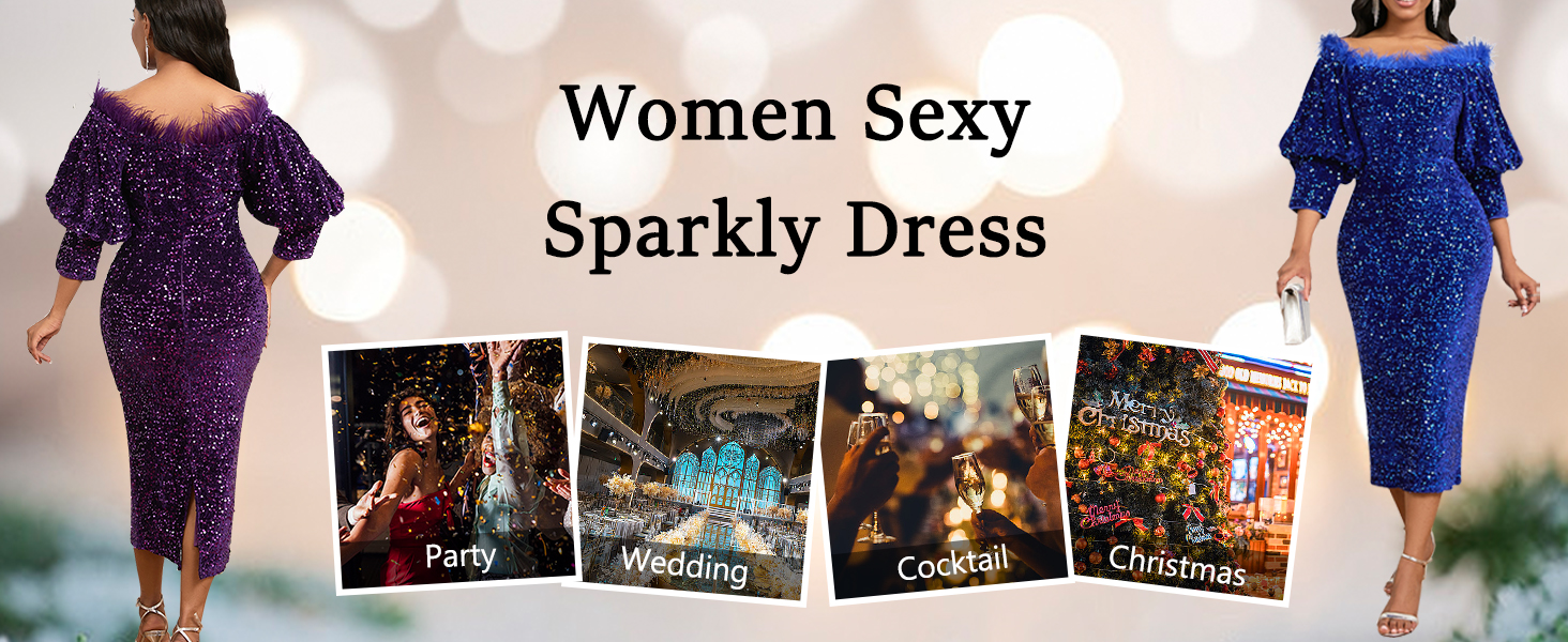 formal sequin midi dress