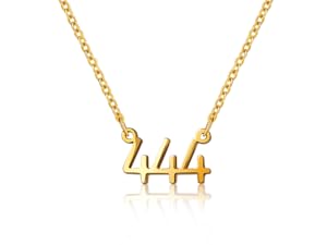 angel number necklace 444