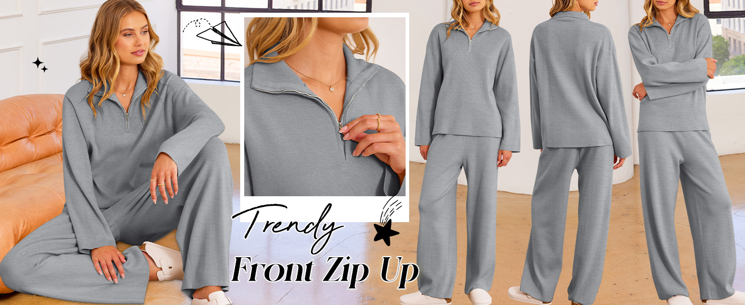 Women's Two Piece Lounge Sets Tracksuits