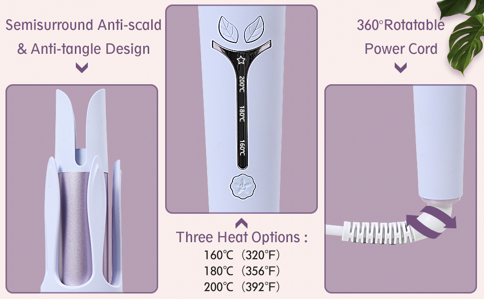 2 rotating curling iron