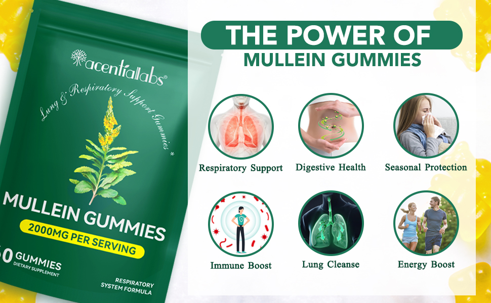 mullein gummies for lungs