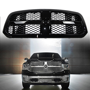 Front Grille for Dodge RAM 1500 20132018,Gloss Black