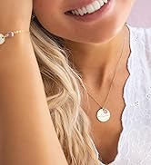 Large Esme Initial Birthstone Personalised Necklace