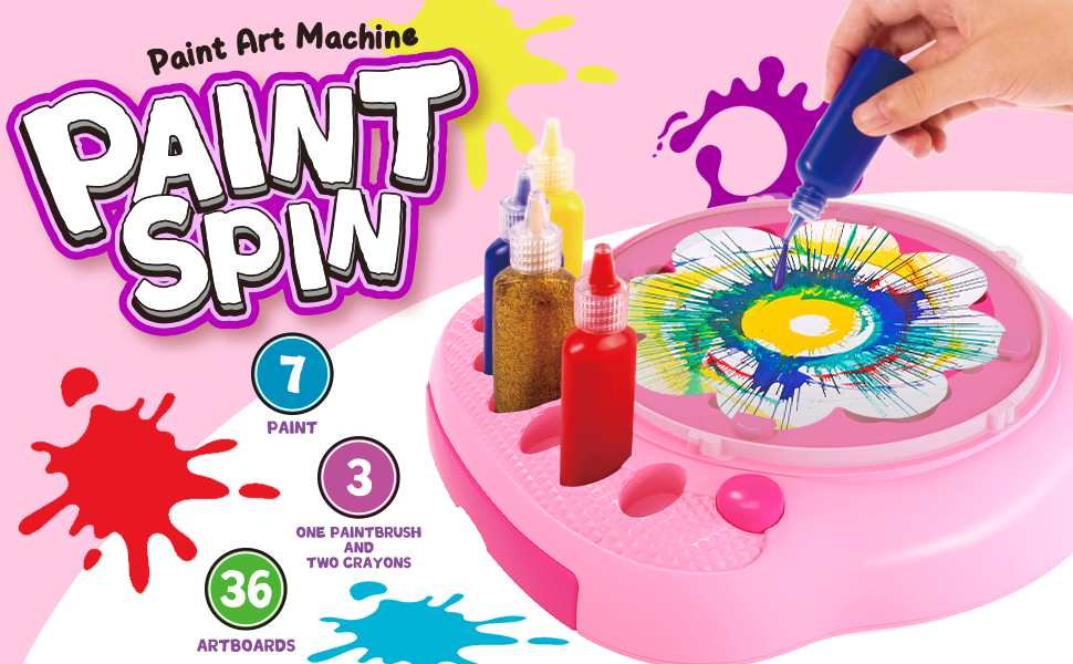 Paint Spin Art Machine Kit
