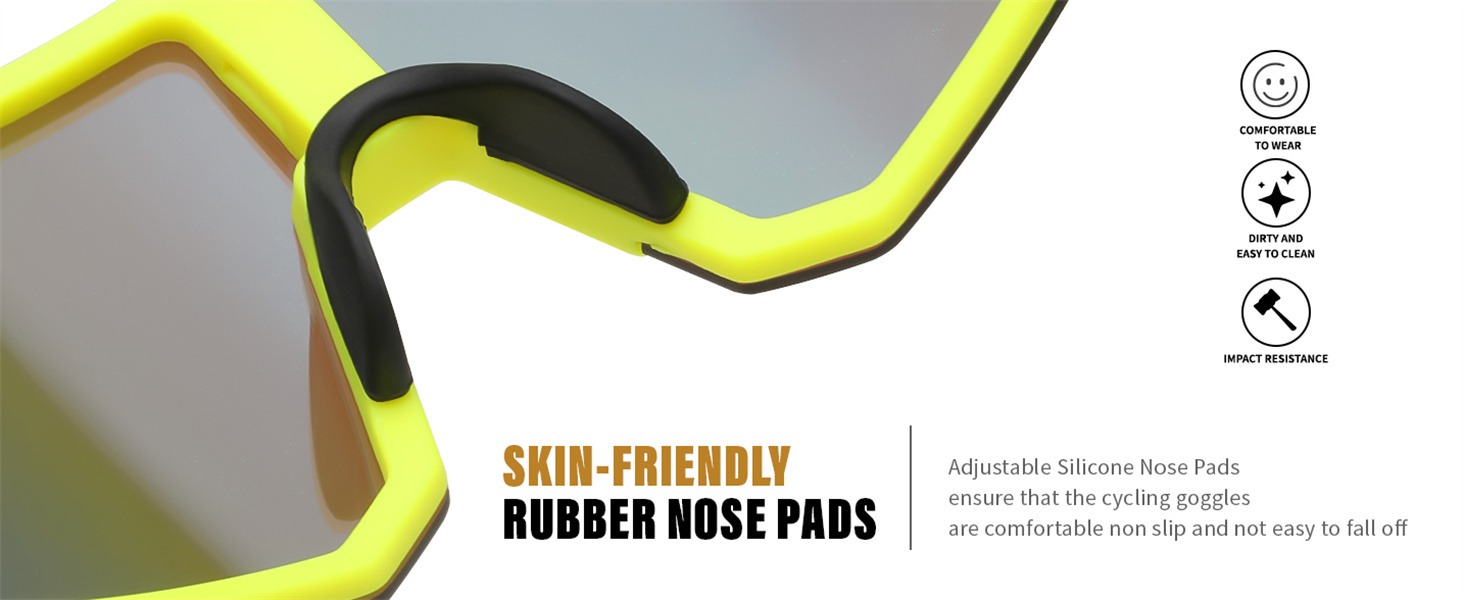 Comfortable Rubber Nose Pads