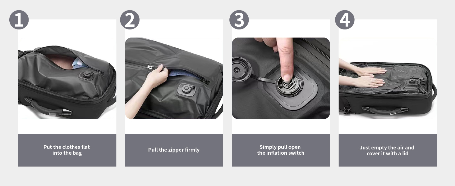Easy to use vacuum compression