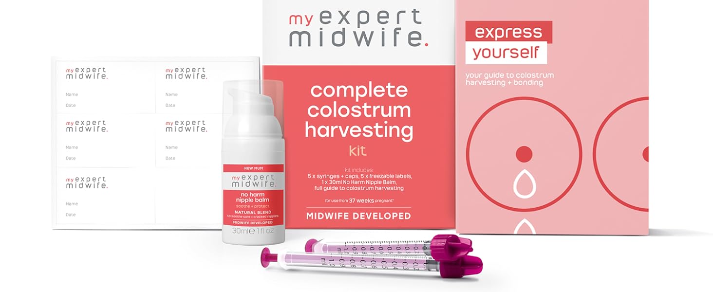 My Expert Midwife Complete Colostrum Harvesting Kit Includes 5 x