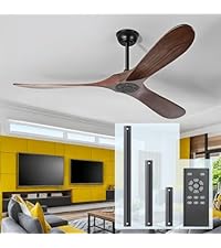 goon72 ダークブラウン38 Amazon.com: Zronon 72 Inch Ceiling Fan No Light, Wood