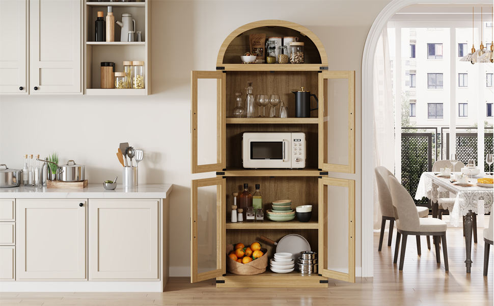 arched bookcase