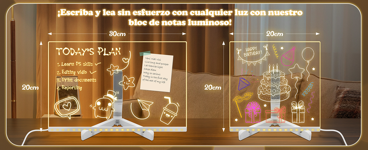 Vista interior de vitrinas de vidrio iluminadas con anotaciones de medición que muestran las dimensiones en centímetros.