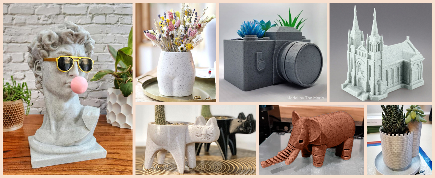 sunlu 3d printer filament marble pla filament high speed