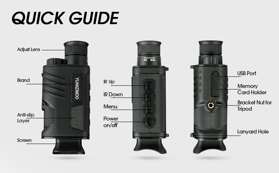 Monocular de visión nocturna