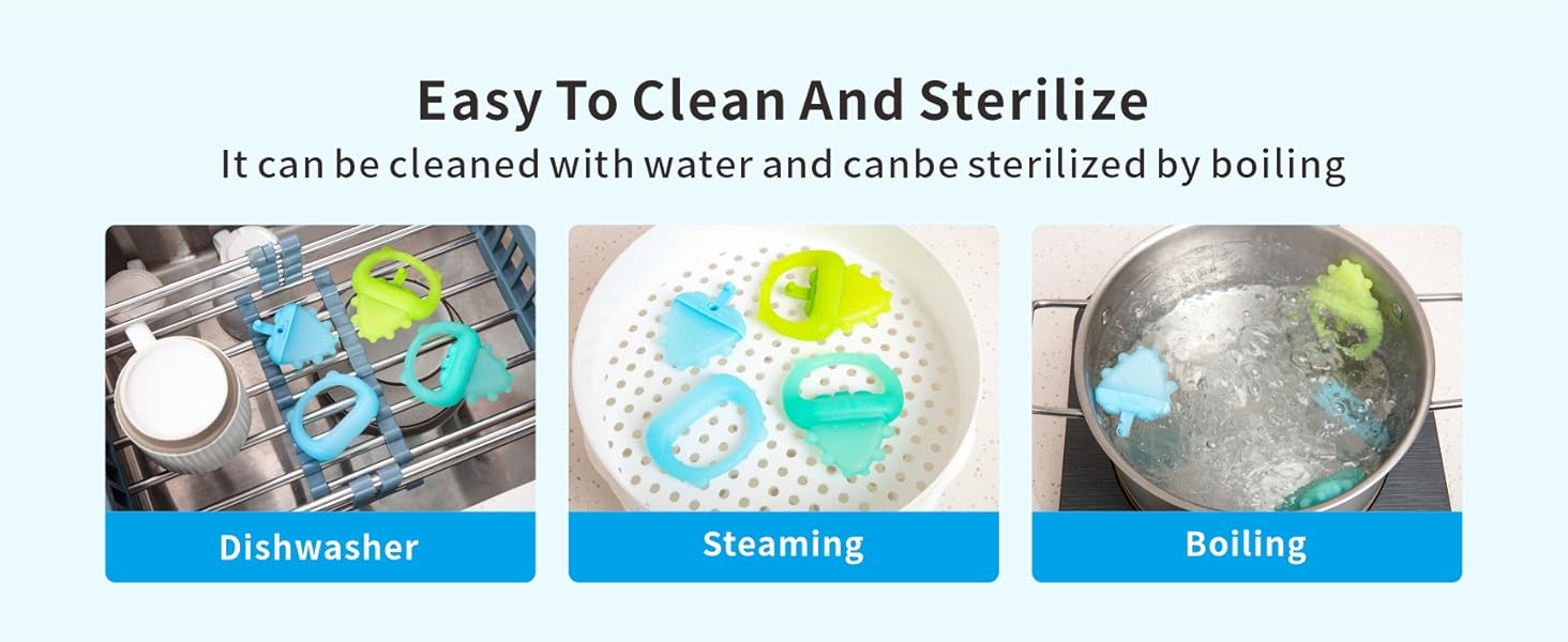 Baby Teether Toys,Water Fillable Baby Teething Relief