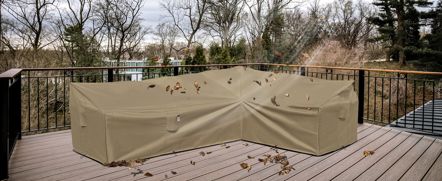 V shaped outdoor sofa cover windproof