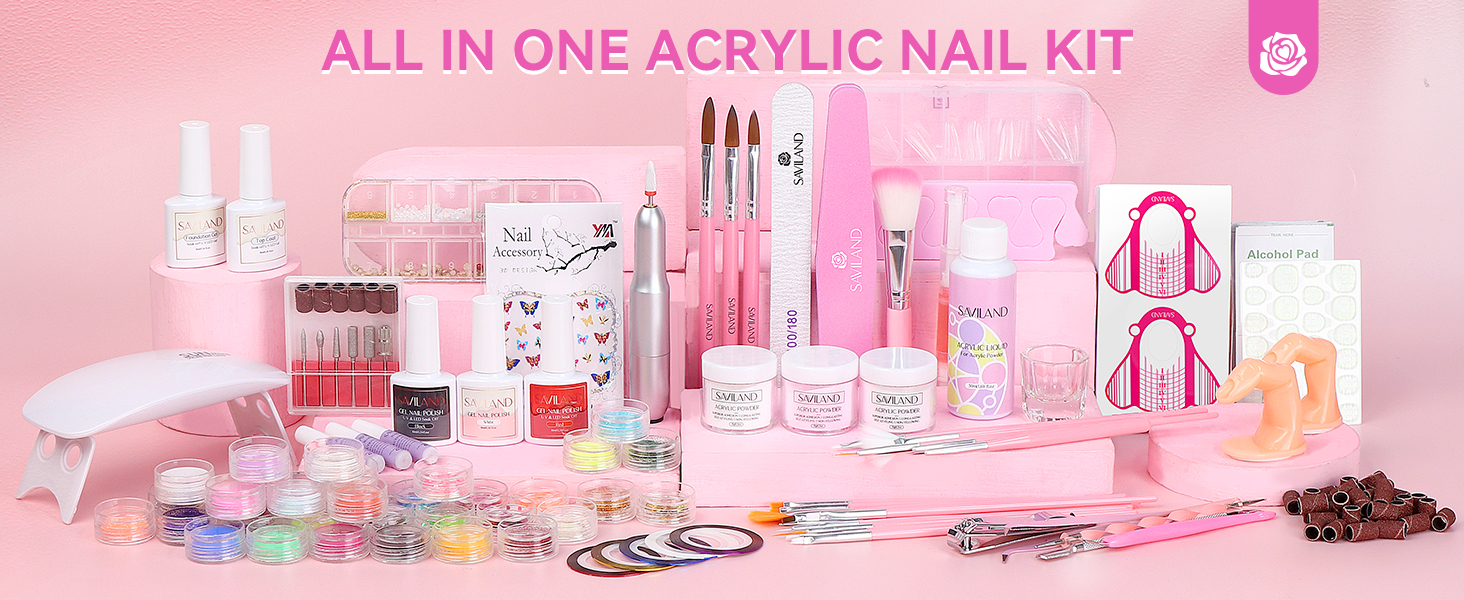 Acrylic nail kit