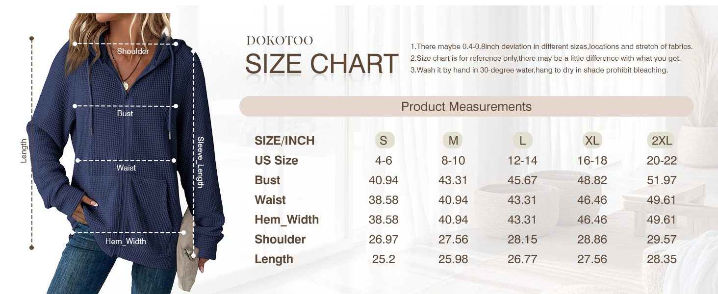 Waffle knit hoodie sweatshirt