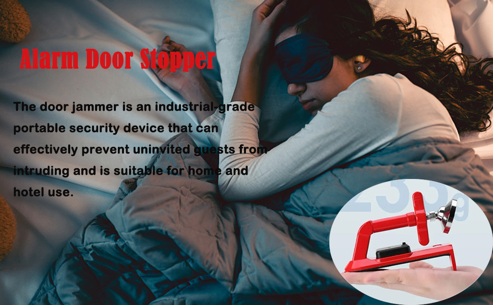 Portable Alarm Door Stopper, New Door Stop Alarm