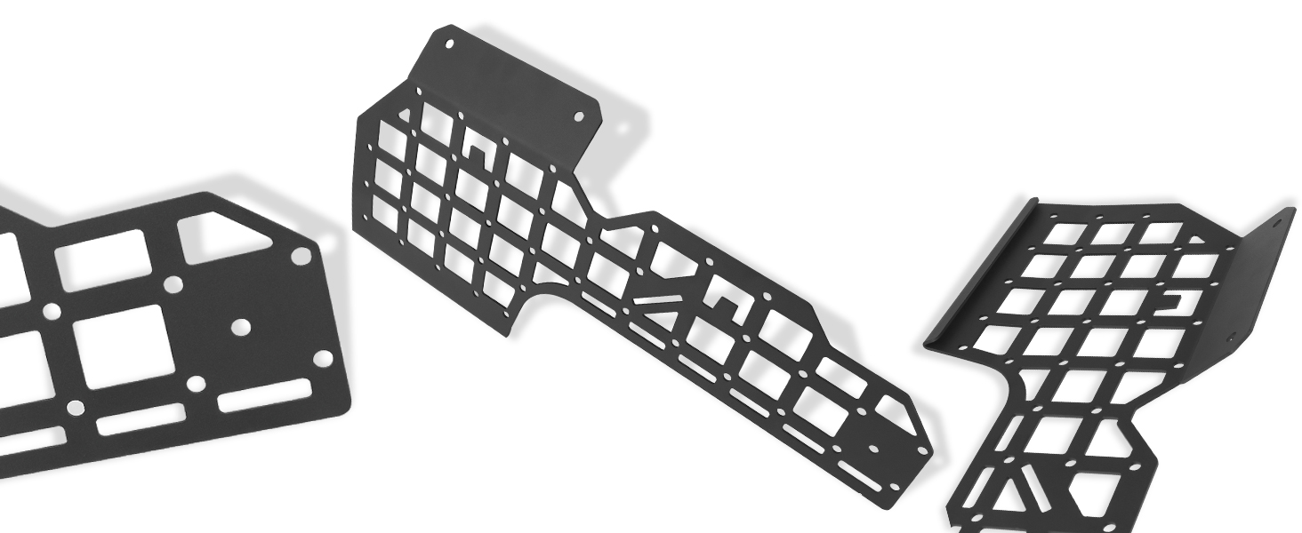 Molle Panel Center Console Storage, Passenger Side Storage Panel