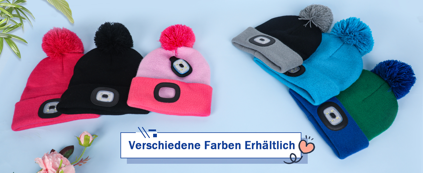 Mütze mit Licht Kinder