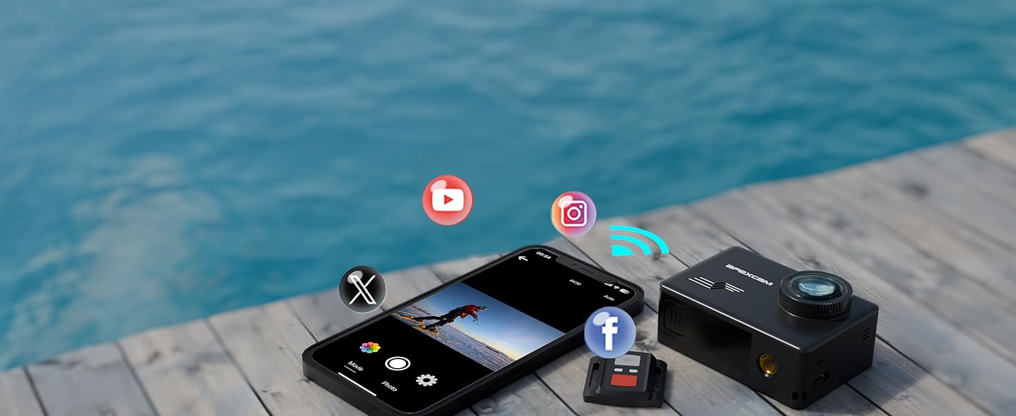 wifi action camera