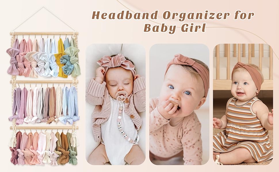 headband organizer for baby girl