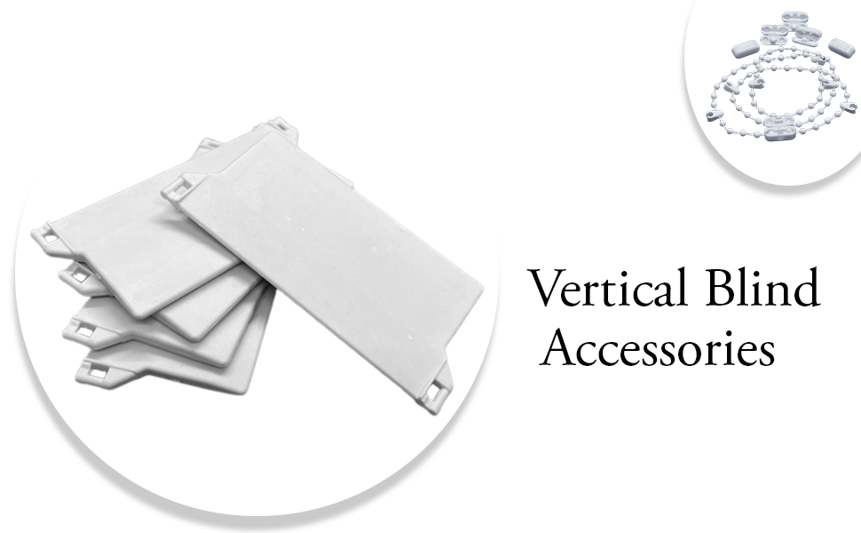 Premium Quality Vertical Blind Weights and Chain Set of 30 Weights