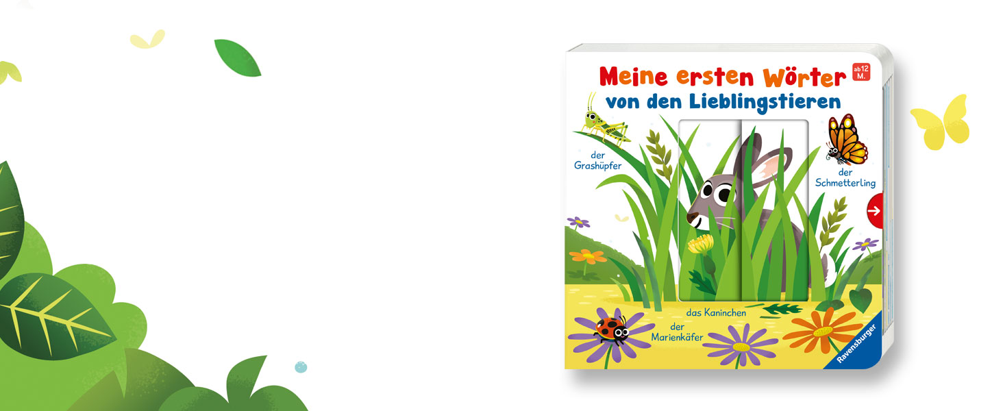 Meine ersten Wörter von den Lieblingstieren Sprechen lernen mit