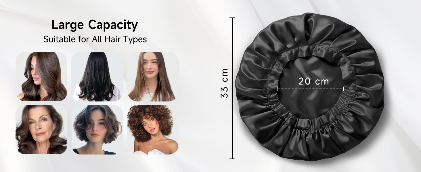 100% mulberry silk bonnet